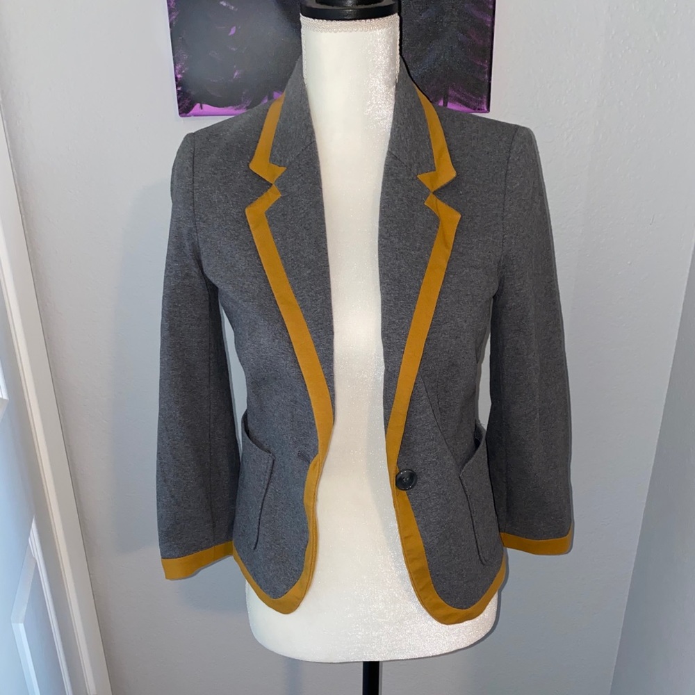 Charcoal blazer from the limited